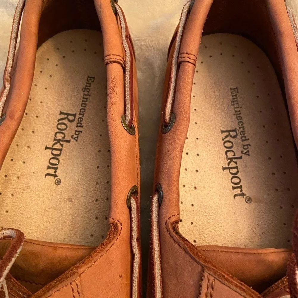 Rockport Men's Brown Boat Shoes Size 9